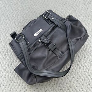 Grey Rosetti Purse Bag